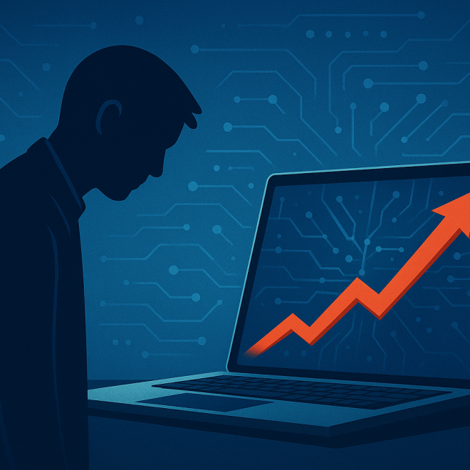 The Amplifying Effect of Unemployment in the Cyber World