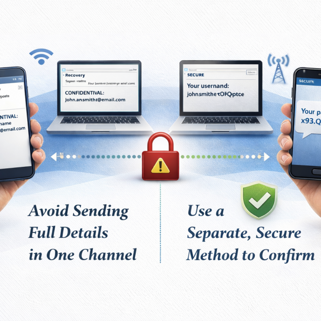 Protecting Sensitive Information Using the  Out-of-Band Principle